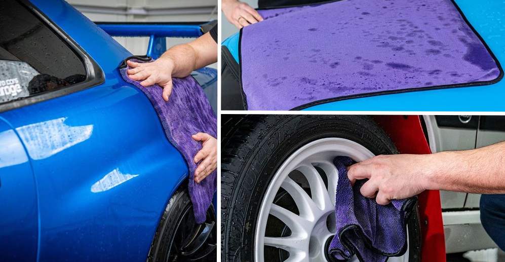 Shiny garage extreme drying